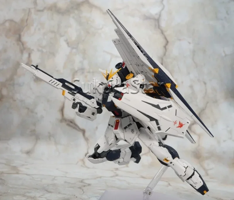 В наличии: RG 1/144 RX-93 Nu HWS Heavy Weapons System, сборный модельный набор, подвижная фигурка, настольное украшение, коллекционный подарок, игрушка.