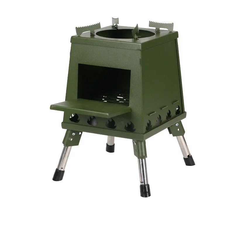 Wholesale Portable Outdoor Picnic Camping Stove Wood Burning Warming Stove  Prepared for Fuel Shortage