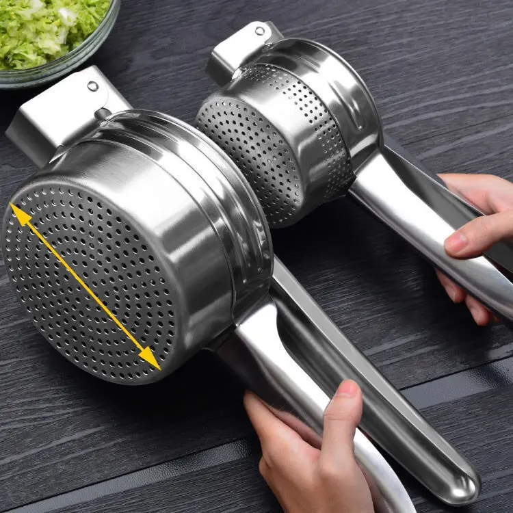 1PCS Stainless steel manual juicer household juicer vegetable dehydration dumpling stuffing vegetable stuffing water squeezer