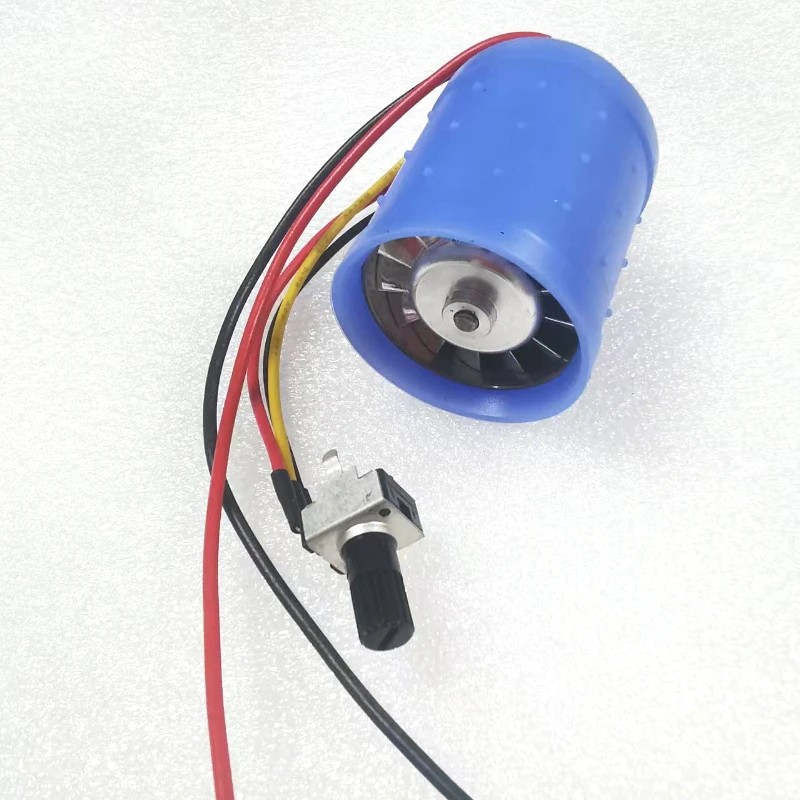 DC 9V 12V 24V 100000RPM Ultra-high Speed BLDC 3-Phase Brushless Motor Equipped w/ driver CNC Aluminum Alloy Impeller Ducted Fan