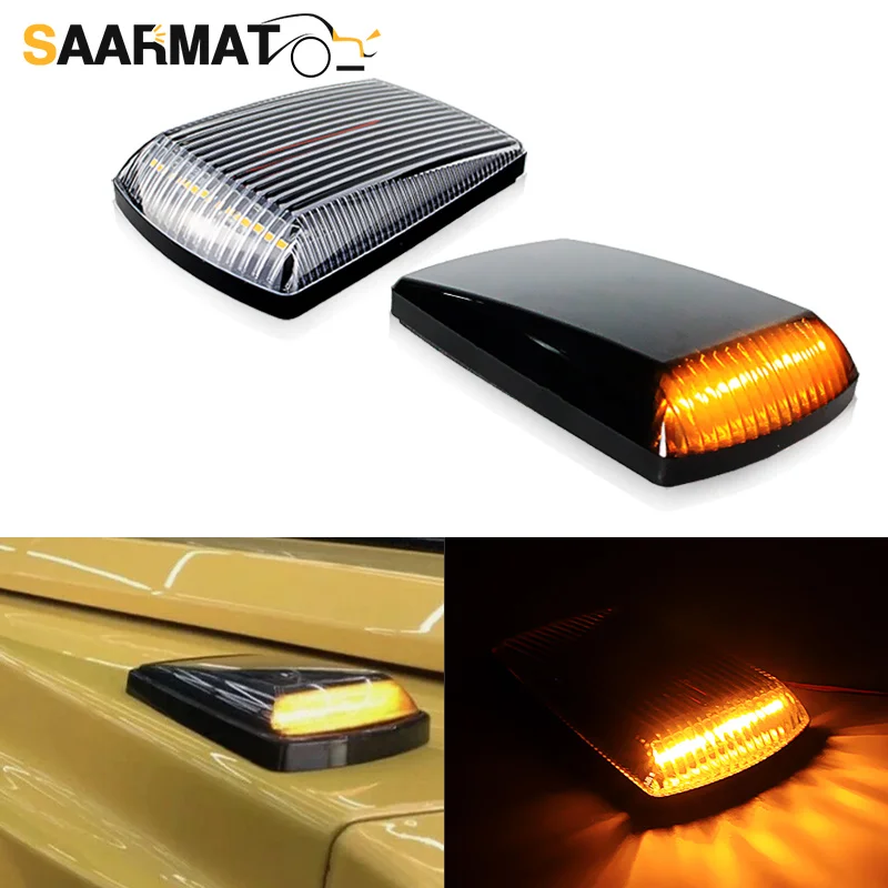 

2pcs OEM:4638260057 Front Corner Lamp Turn Signal Marker Lamps Indicator Lights For Mercedes Benz W463 W461 W460 G-Class