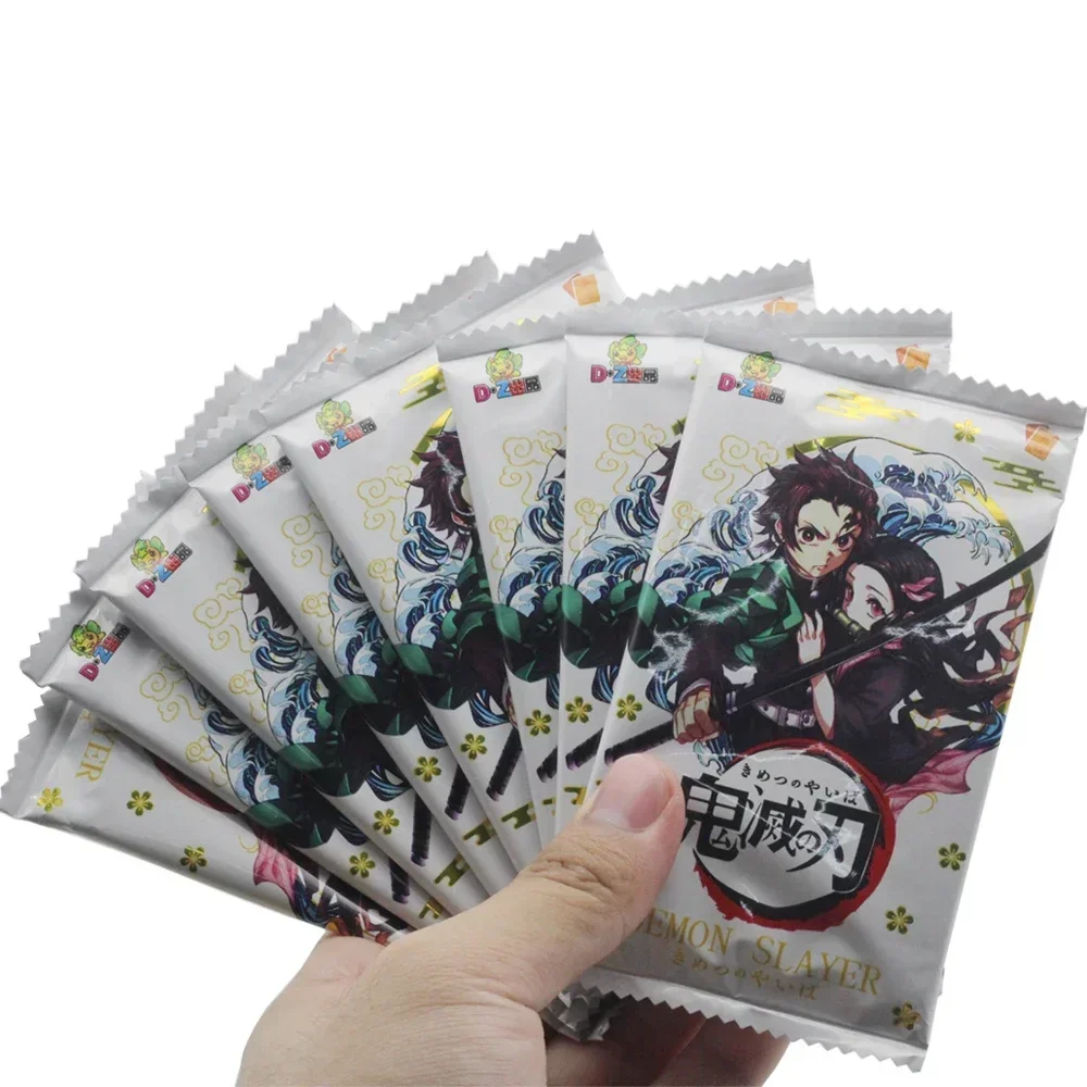 2023 New Original Demons Slayers Collection Card TCG Game Cards Table Toys for Family Children Christmas Halloween Gift