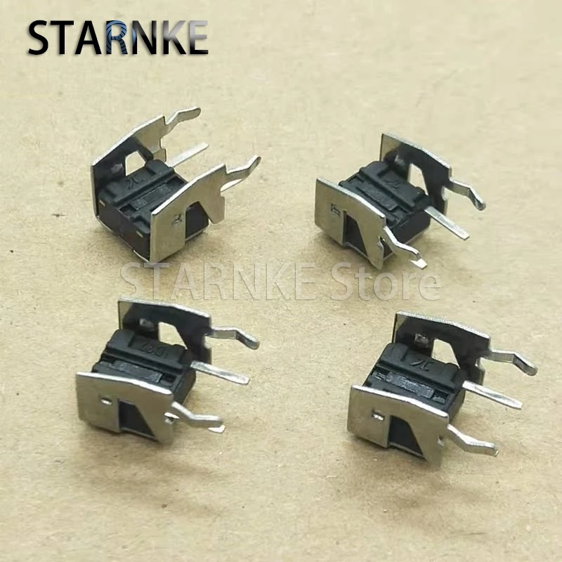 100PCS Horizontal With Bracket 6*6*4.3 Tactile Tact Switch Side Press 2Pins Vertical Push Button Micro Switch 6X6X4.3MM