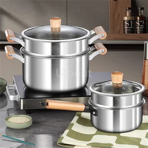 7 en çok satan, tencere, üçlü tabanlı paslanmaz çelik-no. 2