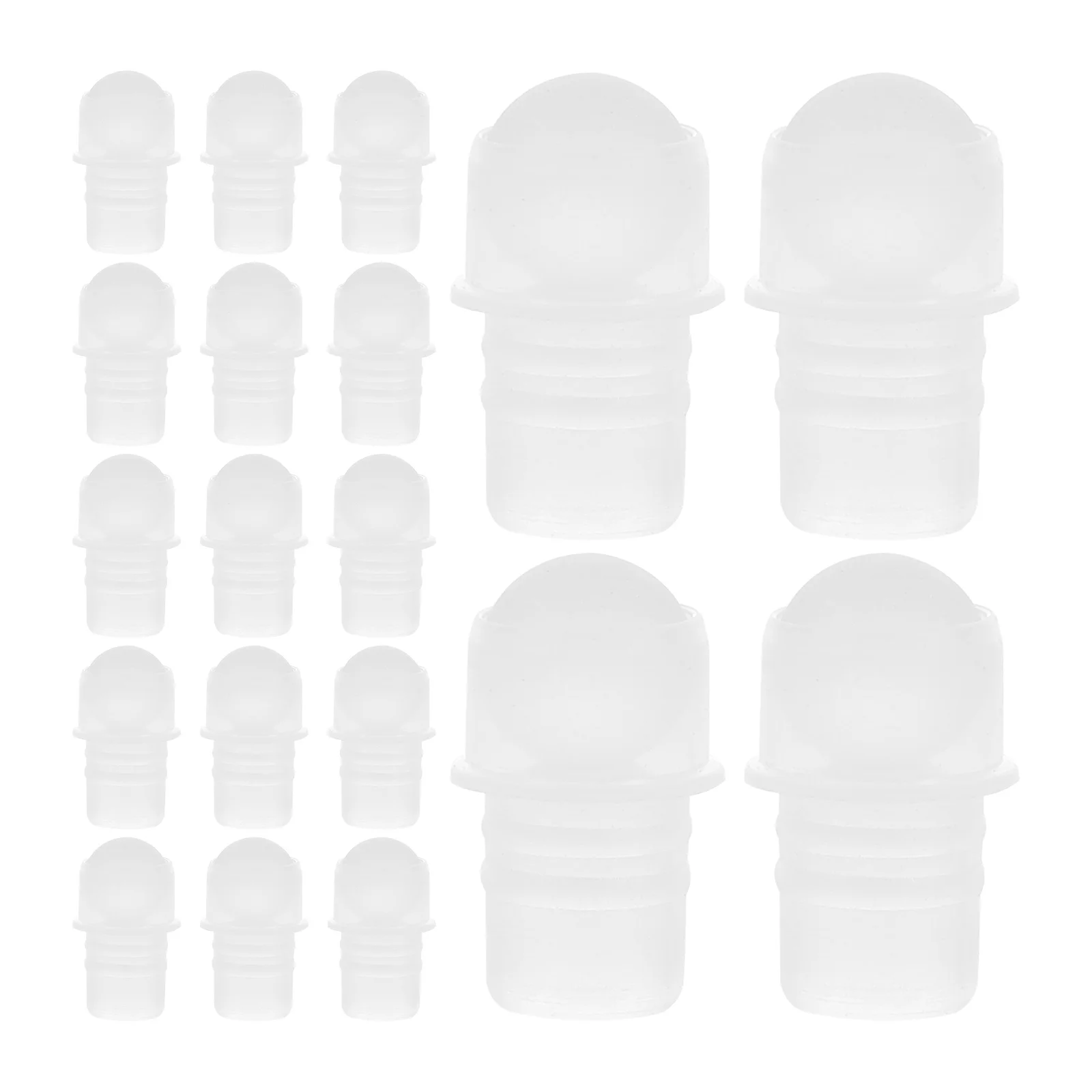 50 Pcs Transparent Glass Ball Bearings Roller Perfume Bottles Inserts Various Balls Pp Delicate Travel