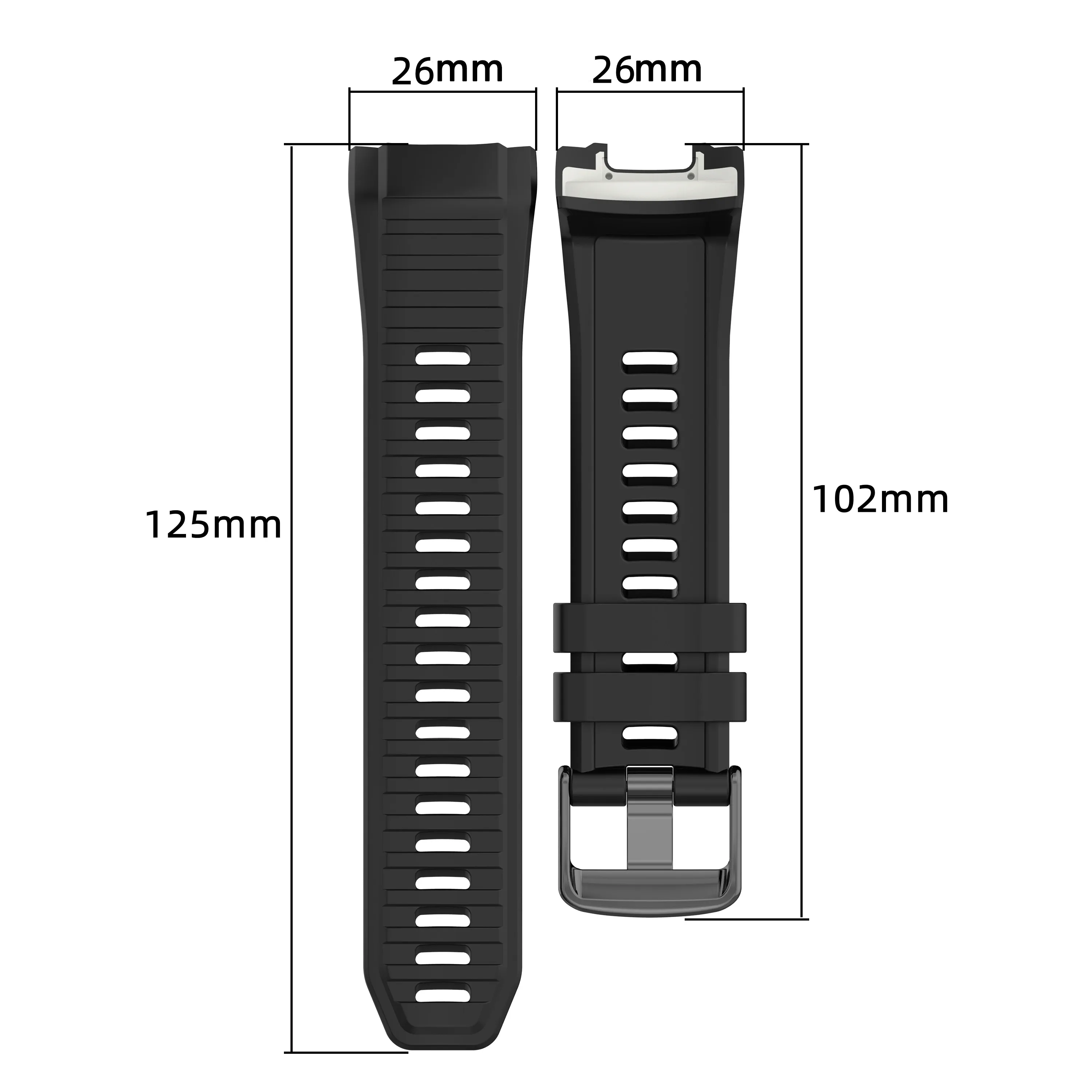 Official Silicone Strap For Garmin Instinct 2X Smart Watch Correa Replacement Bracelet Wrist Band For Instinct 2X Correa