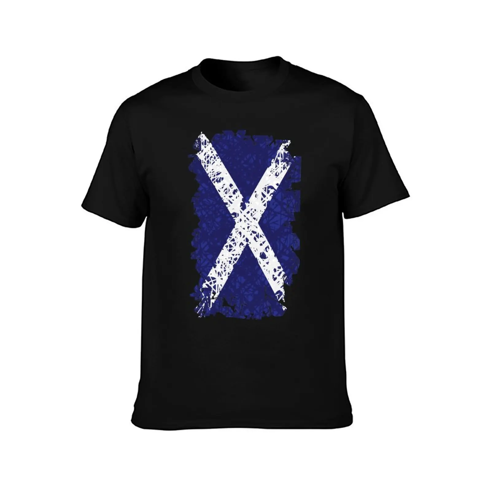Flag of Scotland T-Shirt t shirt for man 100 percent cotton T-Shirt