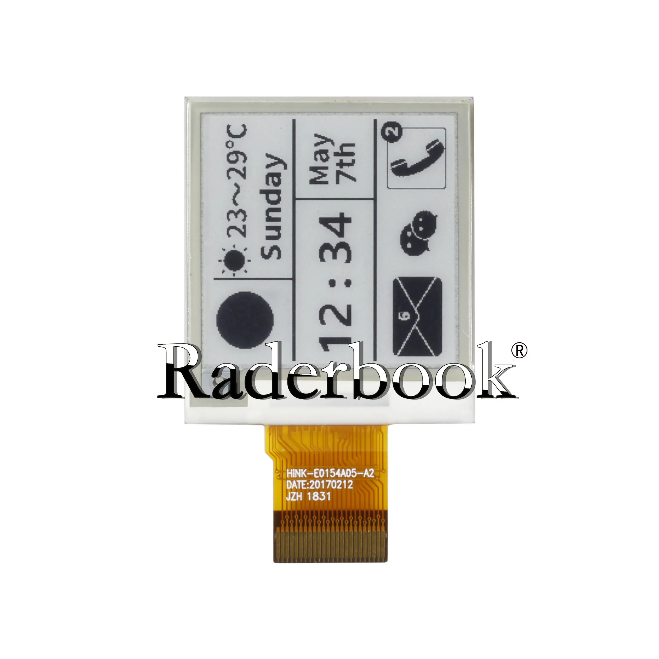 

Eink Display 1.54 Inch Epaper 200x200 E-Paper HINK-E0154A05-A2