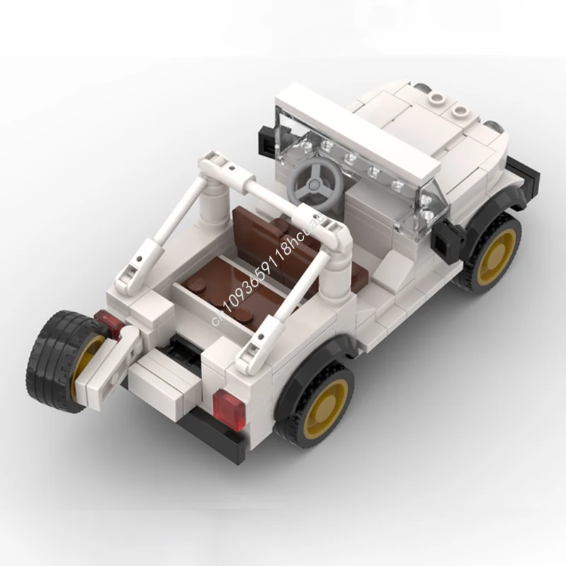 230 pièces MOC marguerite ducs jeepped cj7 ville modèle blocs de construction Architecture jouets modulaires assembler des cadeaux de noël