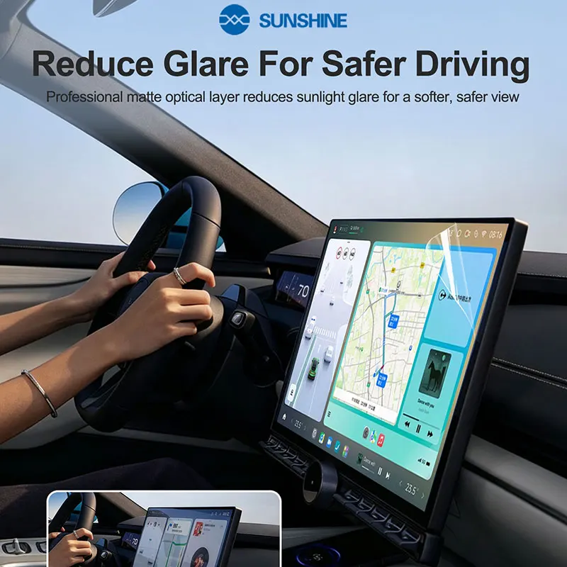 SUNSHINE SS-075PE Frosted New Energy Vehicle Protective film, Suitable for Protecting Computers and Car Screens