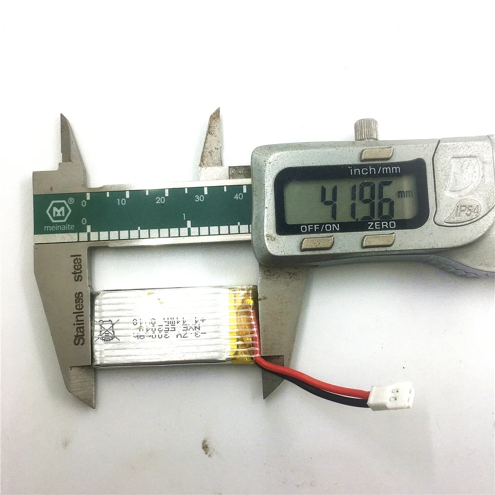 2PCS/Lot 3.7V 250mAh Lipo Battery for WLtoys V911S V966 RC Helicopter Spare Parts Accessories