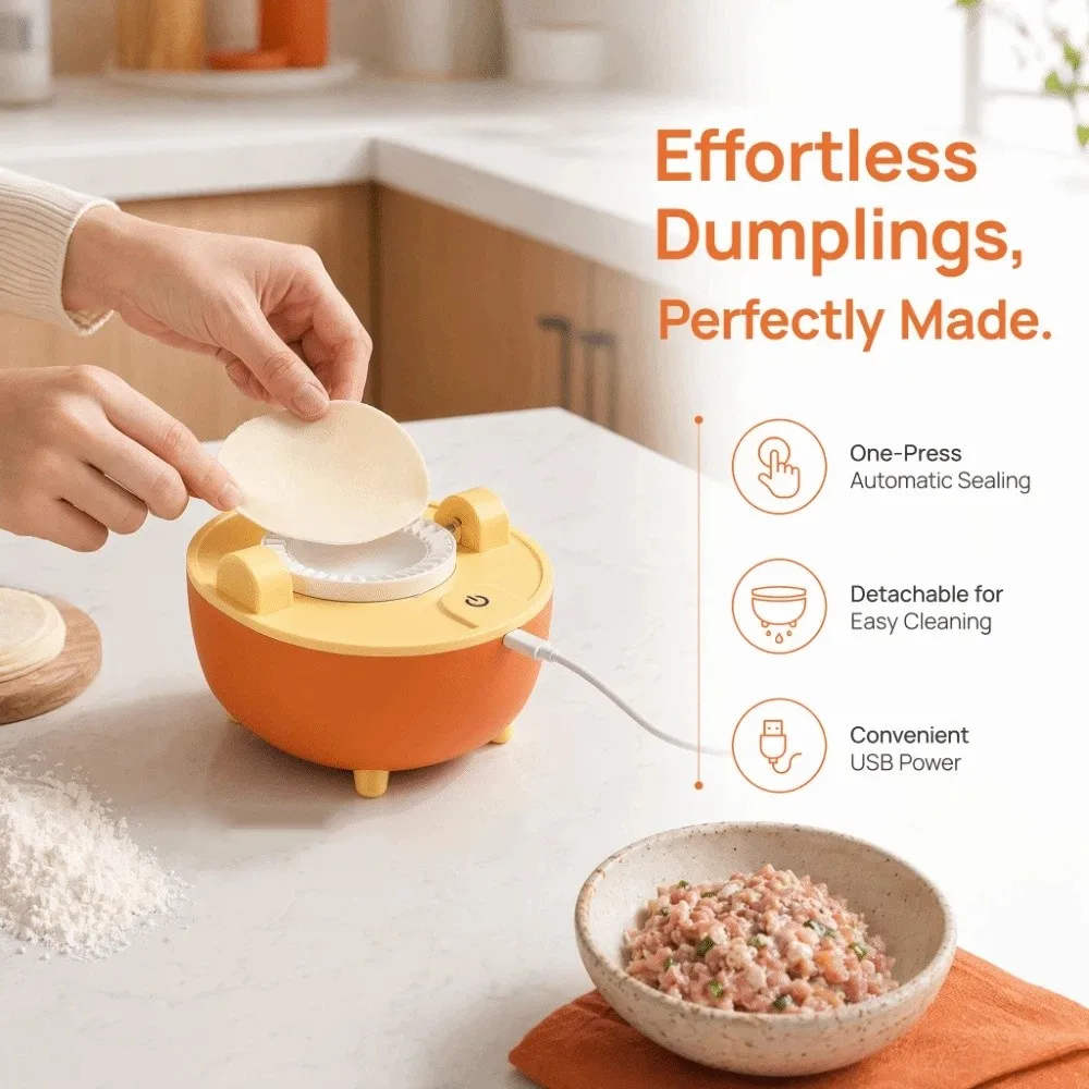 Fully Automatic Dumpling Making Machine Dumpling Wrappers Press Manual Dough Presser Dumpling Mold Dumpling Skin Maker