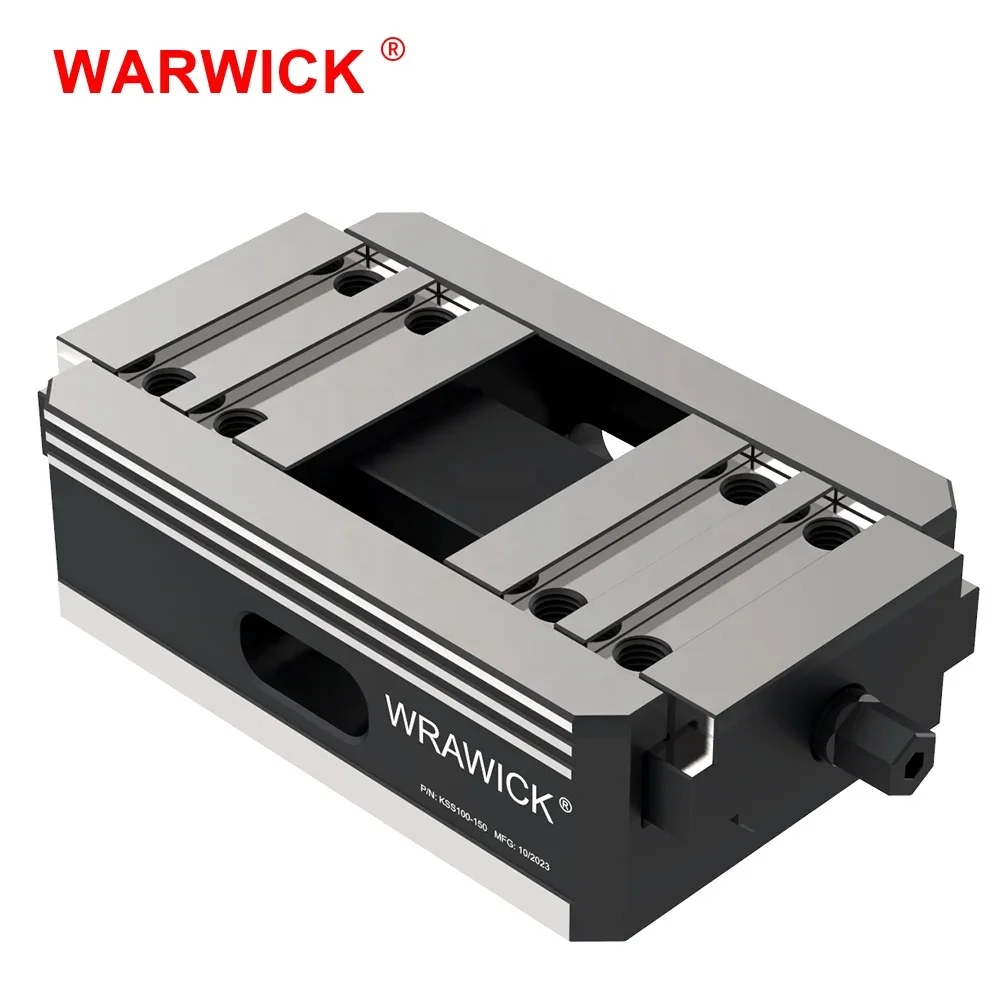 WARWICK KSS100-125 Precision Vise 100mm universal self centering machine vise for CNC 5th rotary VMC