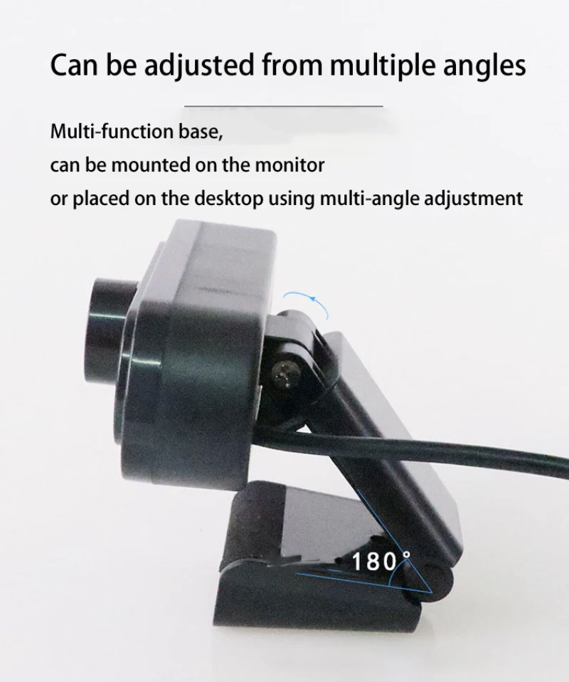 كاميرا ويب بدقة 12 ميجابكسل، كاميرا ويب بتركيز يدوي، ملحقات الكمبيوتر المحمول، كاميرا ويب مع ميكروفون، توصيل USB وتشغيل كاميرا البث/المؤتمرات #3