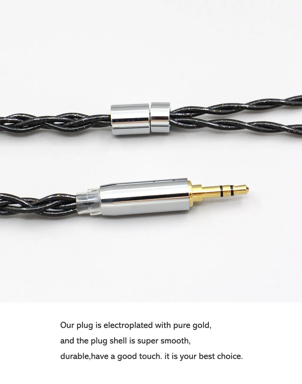 99% Pure Silver Palladium Graphene Floating Gold Cable For Beyerdynamic DT1770 DT1990 PRO AKG K181 pro 2015 M220 LN008346