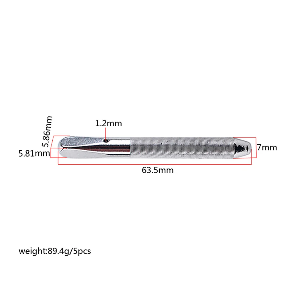 

5pcs Piano Tuning Pins Silver Durable Replacement Parts For Piano Strings Adjustment Tools Peg Keyboard Instrument Accessories