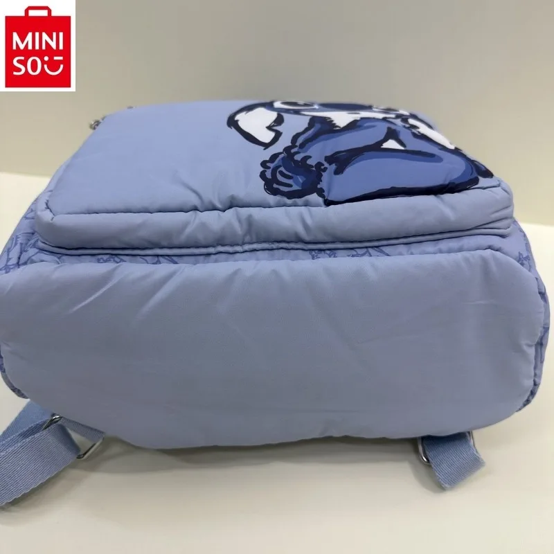 MINISO Disney-Sac à main de voyage léger et décontracté, sac de rangement simple et doux, point de dessin animé mignon, polyvalent et à la mode