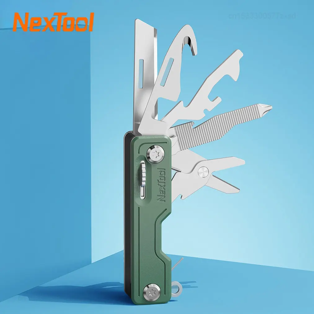 

Многофункциональный разборный нож Xiaomi Nextool 10 в 1, ножницы, отвертка, мини складной инструмент для фруктов, клипса для выживания на открытом воздухе, острый резак