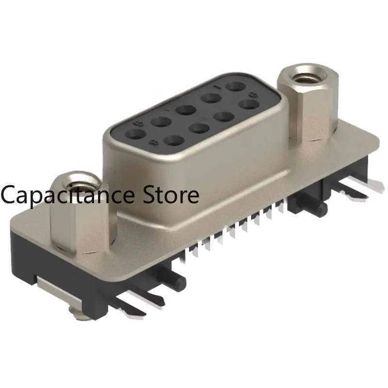 

10PCS DB9/Male Female Sinking Plate 9-pin/9-hole interface SMT ultra-thin SMD in-line plug-in db9 socket