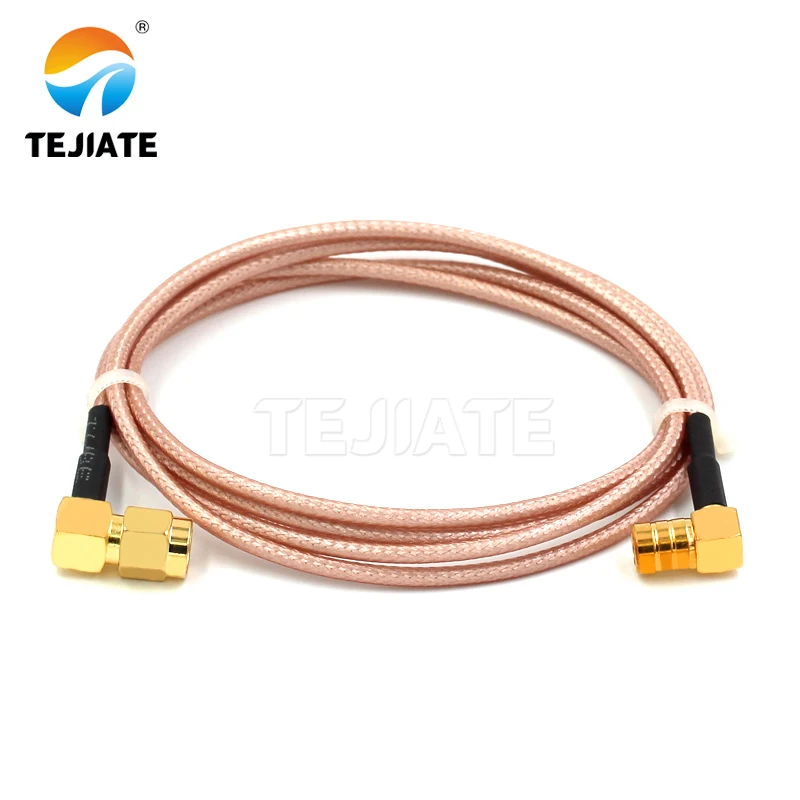 1PCS TEJIATE Adapter Cable SMB To RPSMA Type SMB-KW Convert RPSMA-JW 8-90CM 1M 1.5M 2M Length Connector RG316 Wire