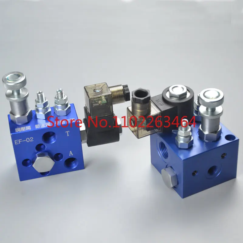 

Solenoid valve cargo elevator lifting cartridge valve set power unit EF02 ET02 04