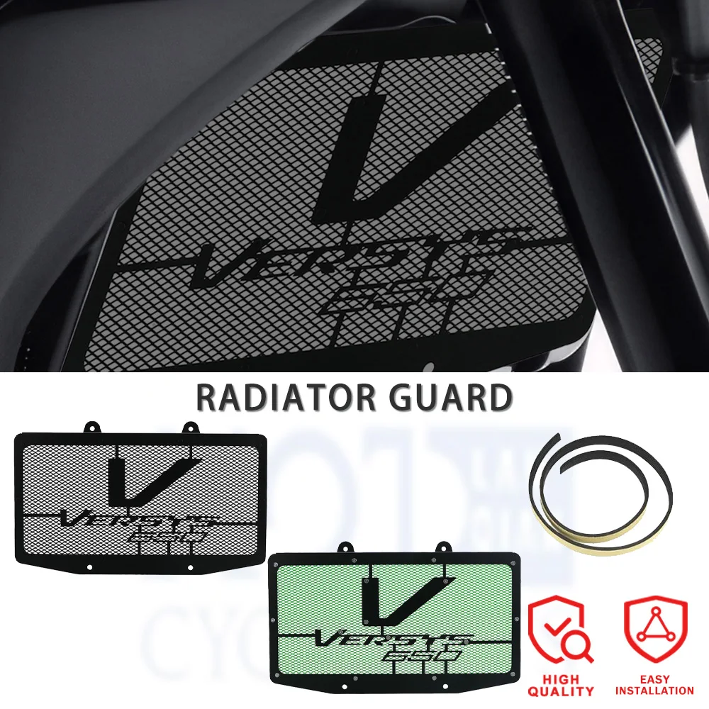 

Motorcycle KLE 650 Water Tank Radiator Grille Guard Cover Protective FOR KAWASAKI KLE650 VERSYS 650 ABS 2006 2007 2008 2009