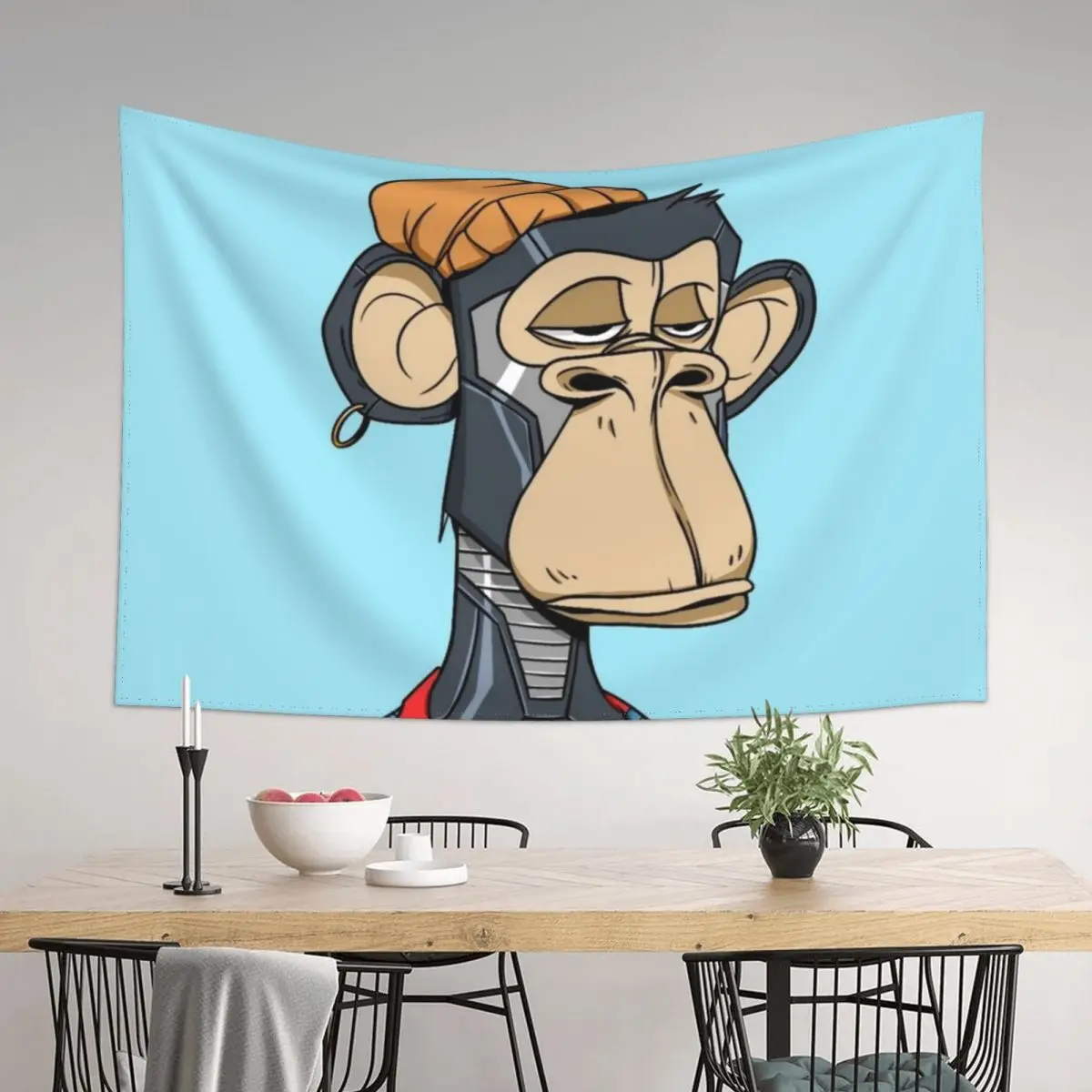 

Bored Ape NFT (please no screenshot) Tapestry Room Design Decor For Room Hanging Wall Outdoor Decor Tapestry