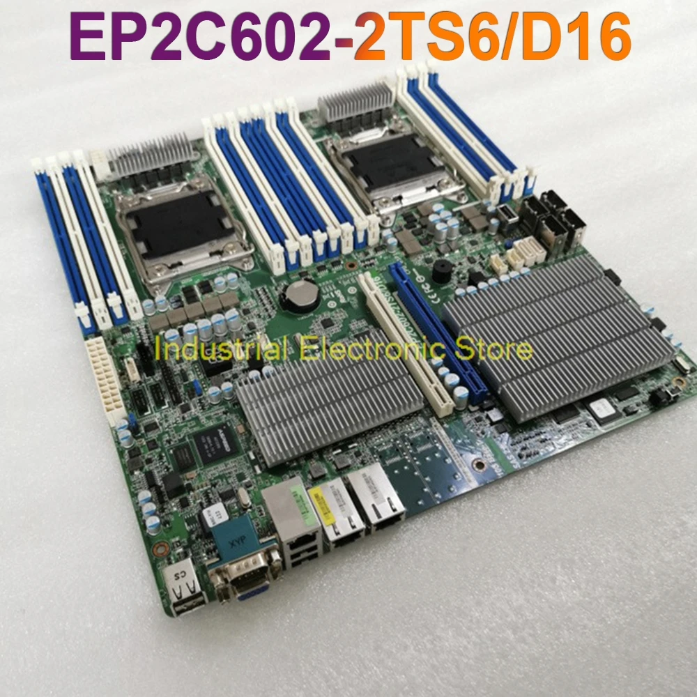 For AsRock  LGA2011 Support Xeon 5-1600/2600/4600 V2 Two-Way Server Motherboard EP2C602-2TS6/D16 