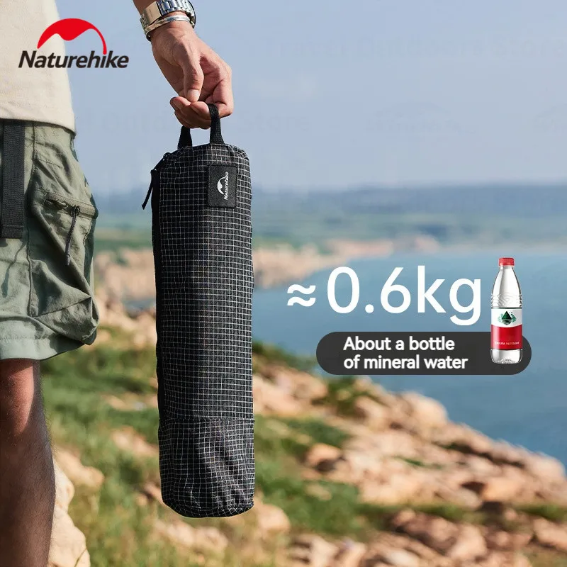 Imagem -06 - Naturehike-mesa de Acampamento Dobrável com Buraco de Copo de Água Mesa de Chá Preto Portátil para Churrasco de Piquenique de Praia Ultraleve 600g Ft07