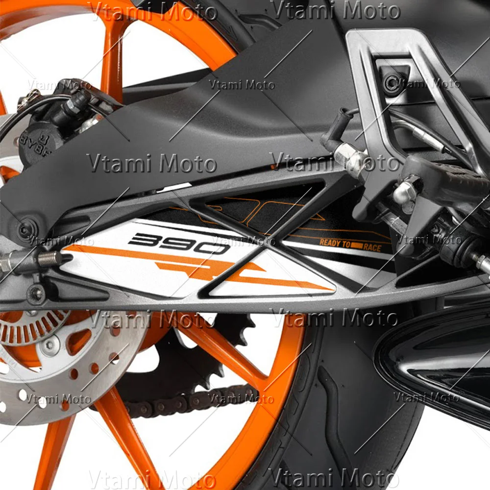 For KTM RC 390 RC390 Motorcycle Swingarm Sticker Rotating Shaft Protection Decals Waterproof