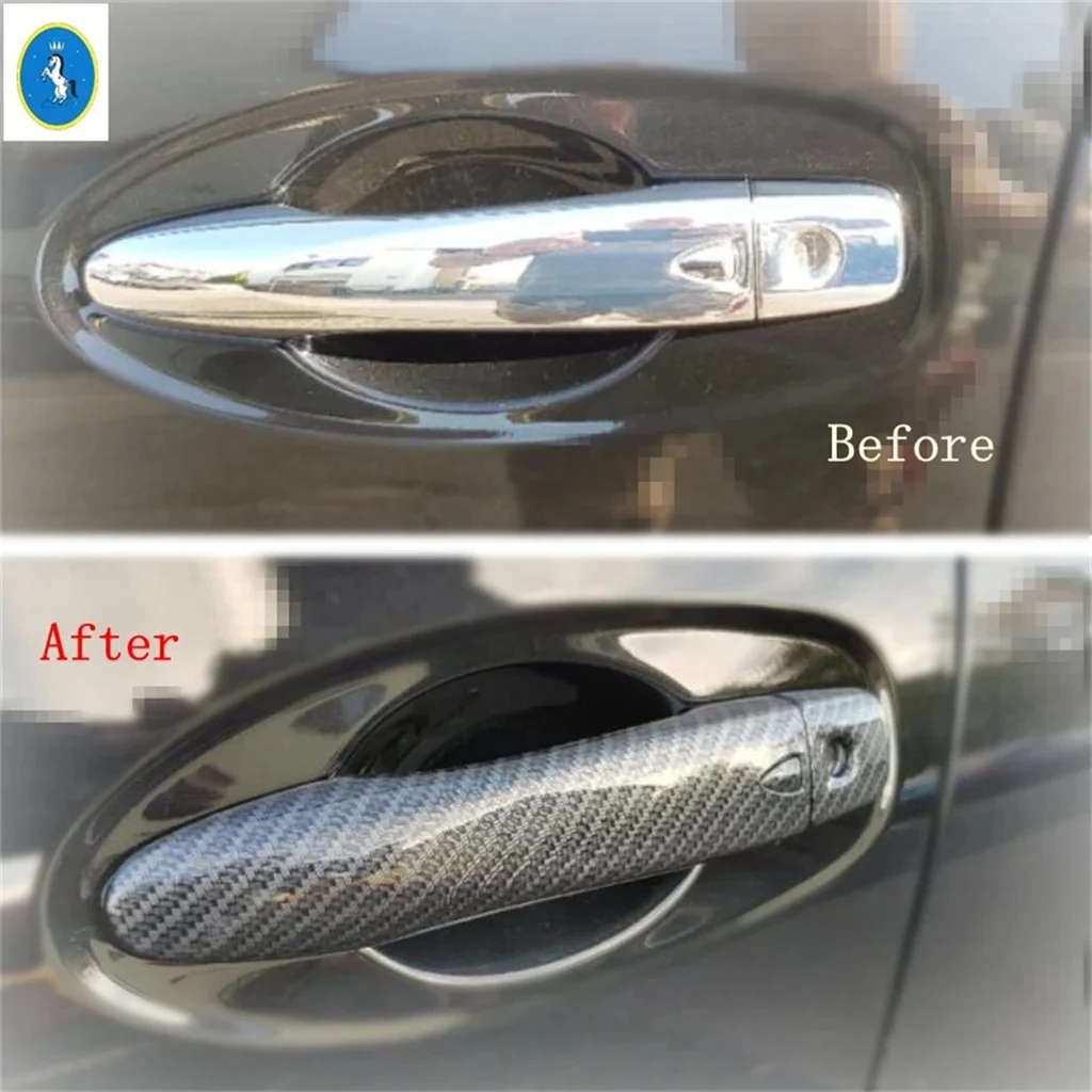

For Nissan Qashqai J11 2014 - 2020 ABS Car Rearview Mirror / Side Door Handle Frame Decoration Cover Trims Styling Accessories