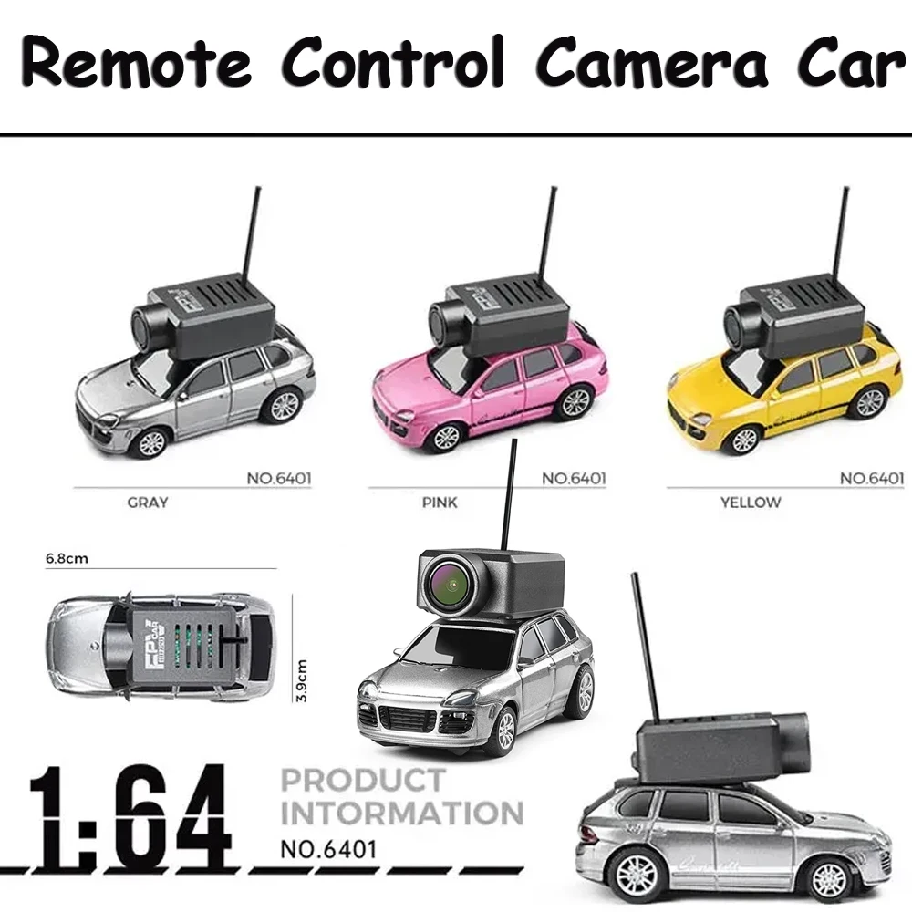 

WLtoys 6401/6401-C 1:64 Mini RC Car 2.4G Remote Control with 720P HD FPV Camera & WiFi APP RC Racing Toy Gift for Boys Girls