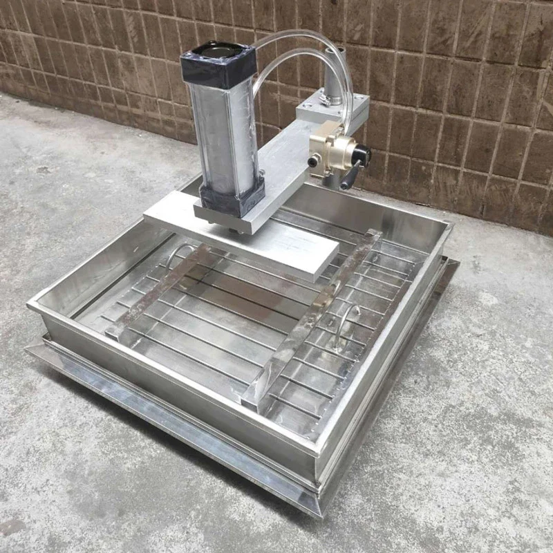 

Commercial Tofu Making Machine Tofu Press Forming Machine Pneumatic Tofu Maker Press Mold Kit Tool