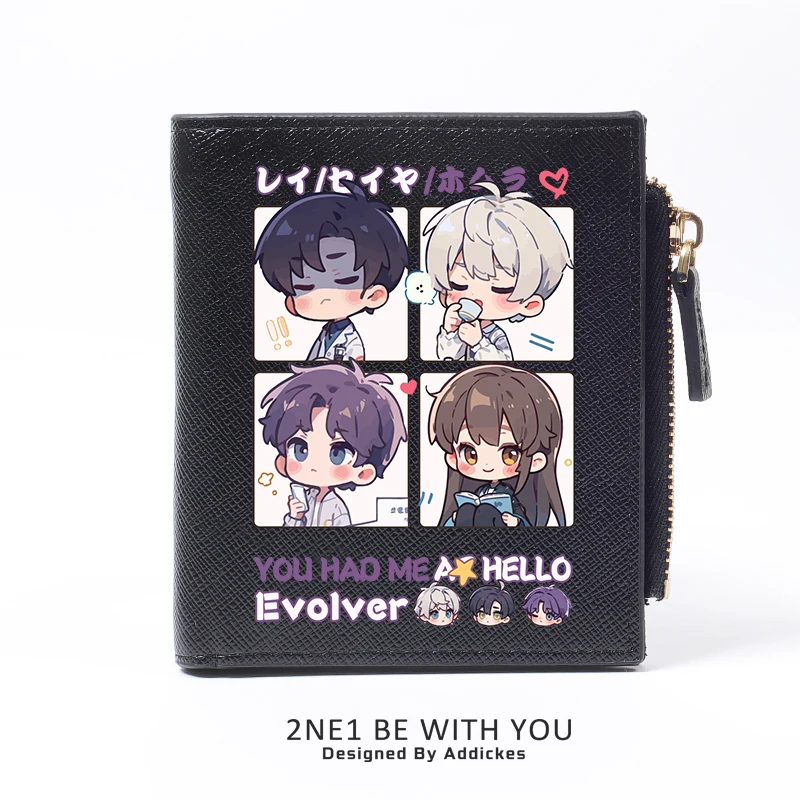 Game Rafayel Zayne Xavier Love and deepspace Wallets PU Purse