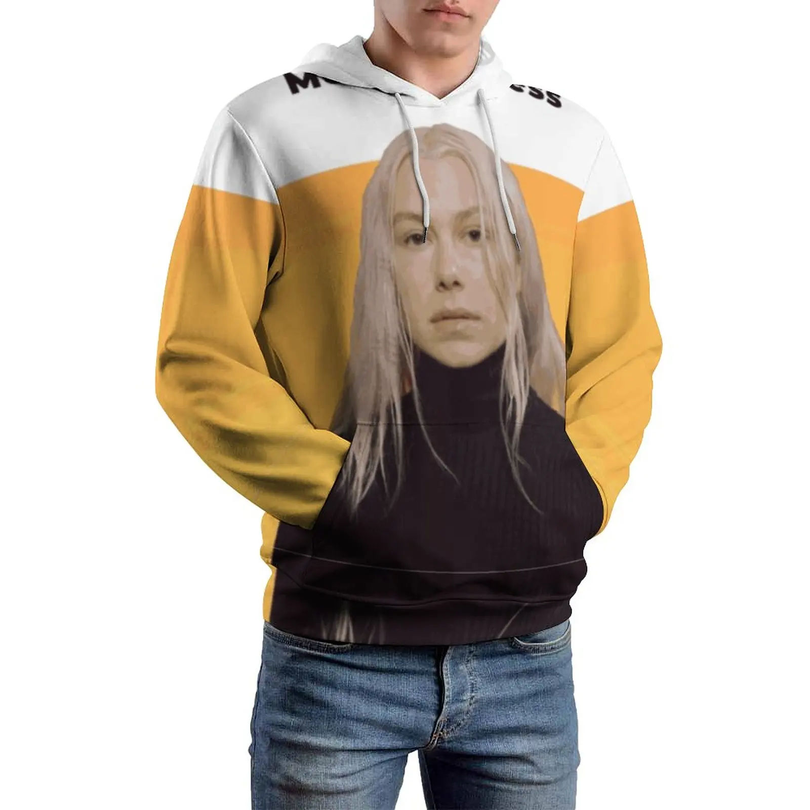 

Phoebe Bridgers Loose Hoodies Music Homage Korean Fashion Hoodie Men Long Sleeve Modern Design Sweatshirts Large Size 5XL 6XL