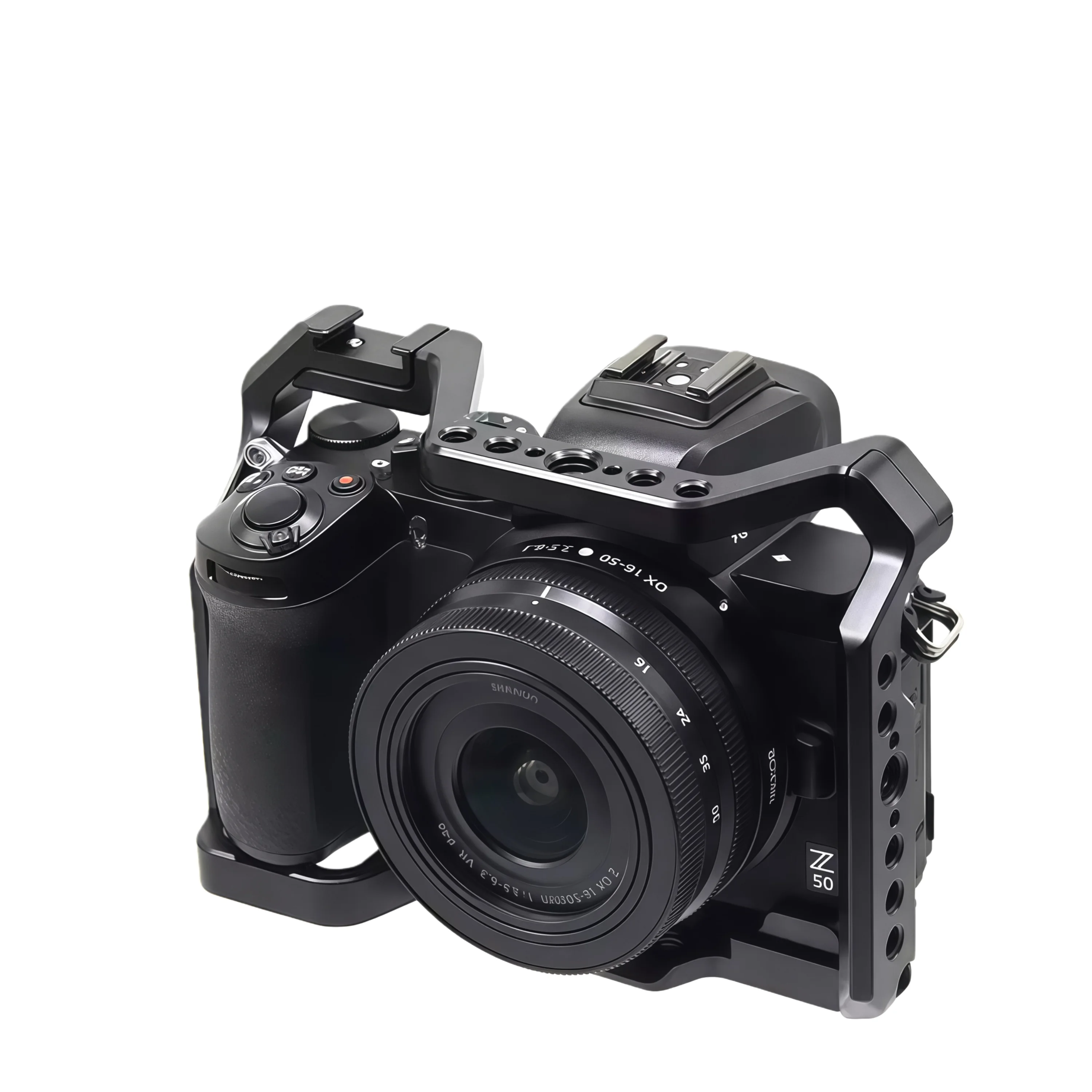 مثبت قفص الكاميرا سريع التحرير لإطار الحماية من سبائك الألومنيوم لتوسيع Nikon Z50 VLOG #3