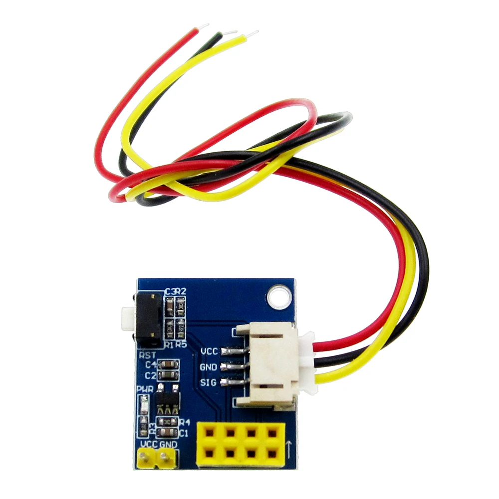 ESP8266 ESP-01 ESP-01S Модуль светодиодного контроллера RGB для светового кольца IDE WS2812