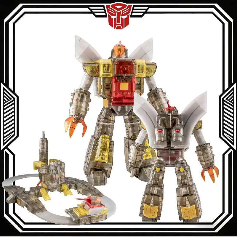 

In Stock NEWAGE NA H53T Action Figure Small Scale Clear Transparent Omega Supreme Transformable Toy