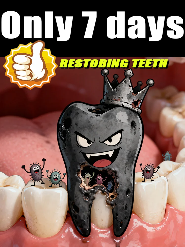 No drilling required! Home repair for cavities and black teeth