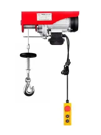 300-600KG 220v Mini electric hoisting machine with wire rope pulling PA600