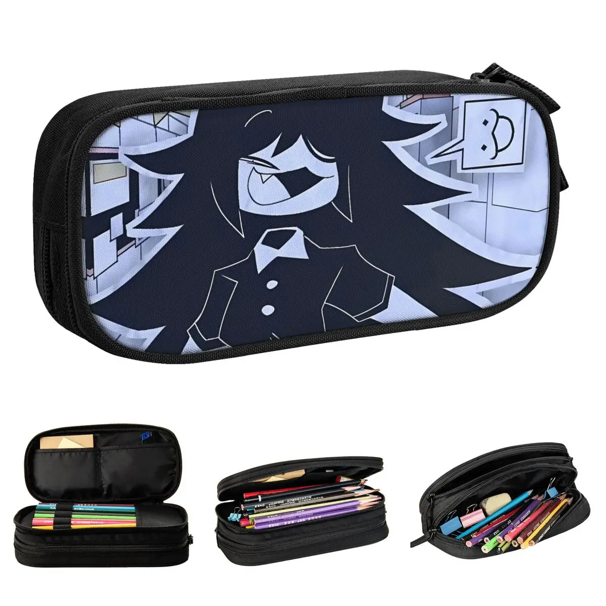 

Мультяшный карандаш с рисунком из аниме мисс круга женский милые бумажные пеналы для обучения для студентов школьные подарки пеналы