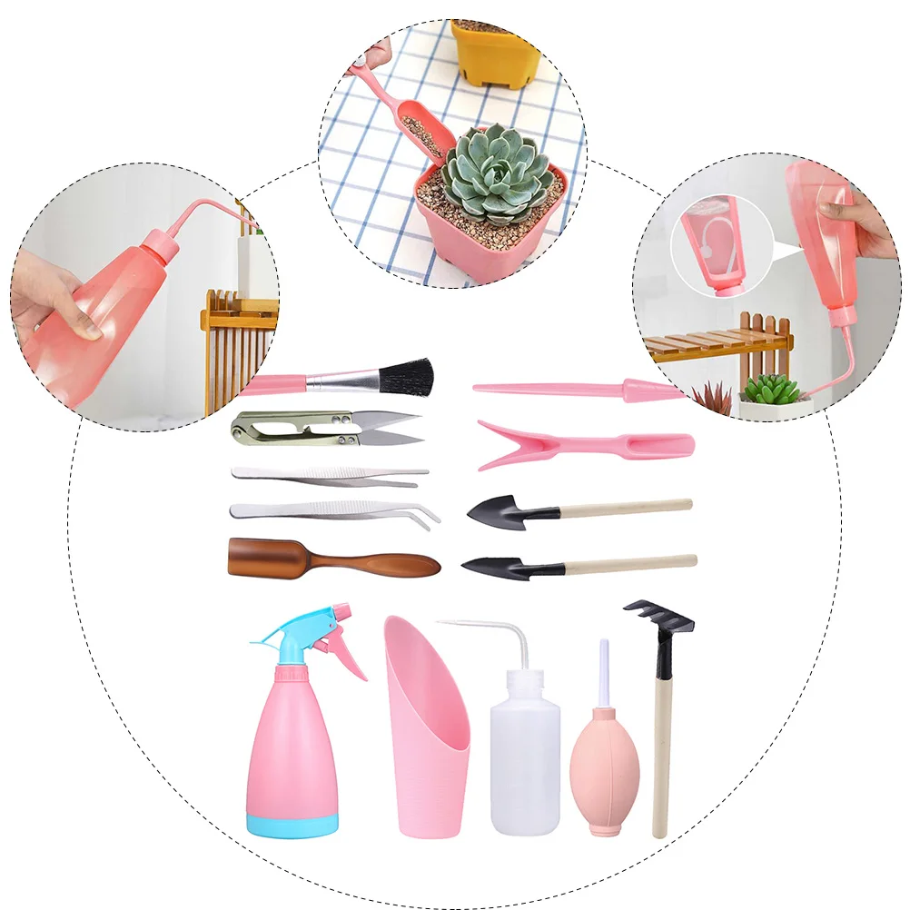 

Potting Tools Set Mini H Bonsai Shovel Plastic Transplanting Succulent Planting Kit Garden Lawn Yard Flower Planter Lightweight