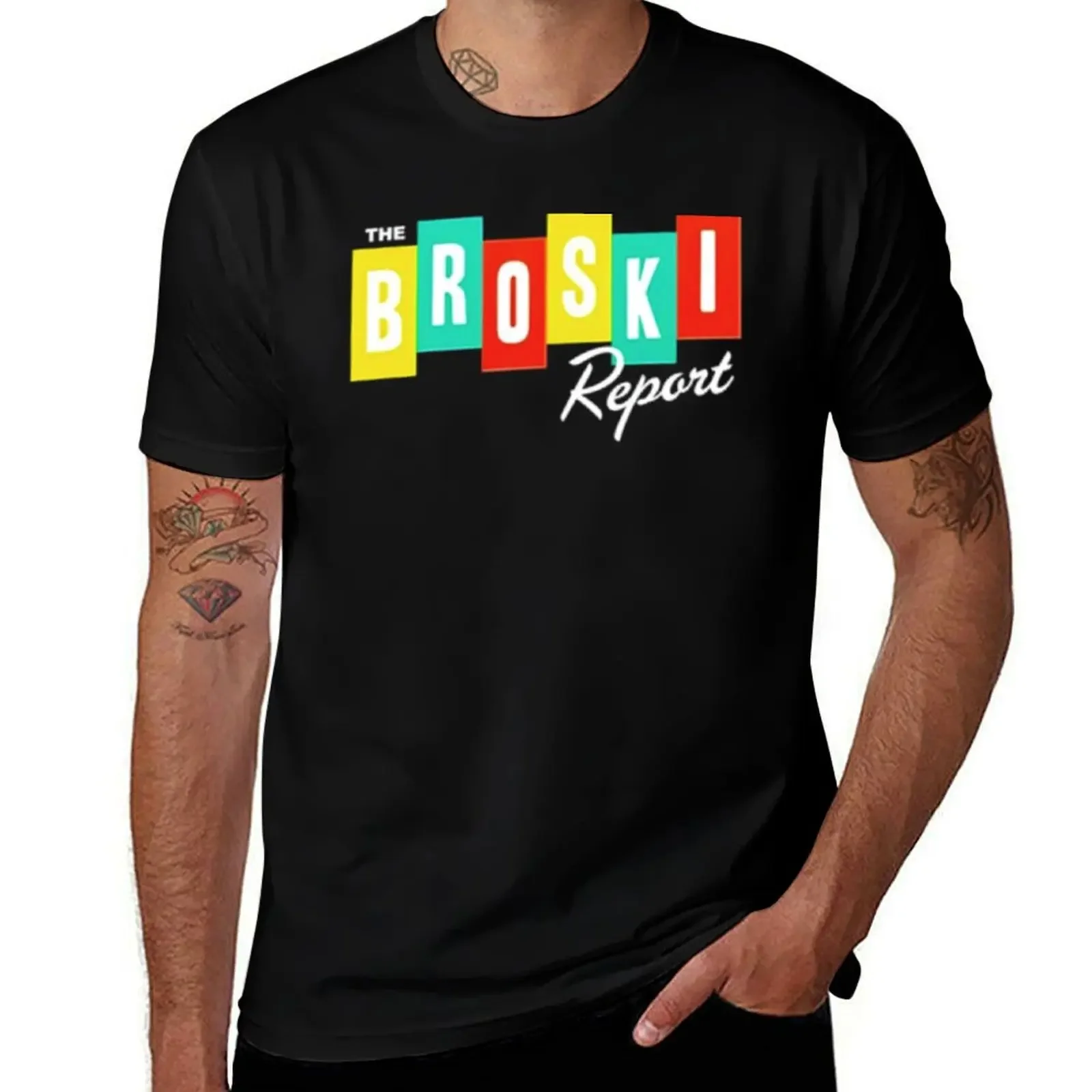 

Brittany Broski Broski Report Brittany Broski T-Shirt heavyweights blue archive shirts graphic tees sweat shirts, men