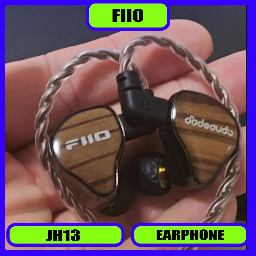 

Гибридные Hi-Fi наушники FiiO JH13 – 1DD+2BA драйверы, аудиофильские наушники с деревянной лицевой панелью и съемным 2-контактным кабелем 0,78 мм, модный дизайн