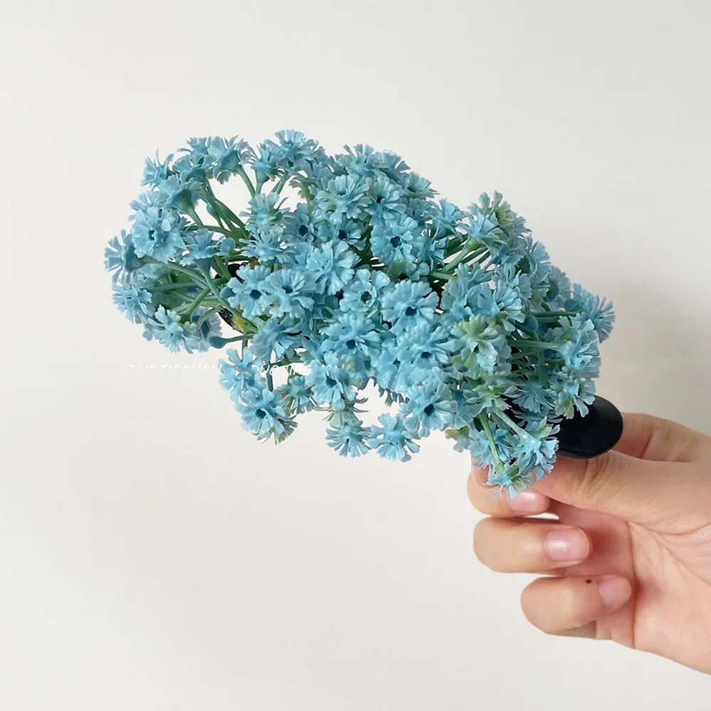 Headwear Sweet Starry Sky Flower Hair Clip Bohemian Simulation Flower Thai Hairpin Elegant Fairy Floral Side Clip Daily