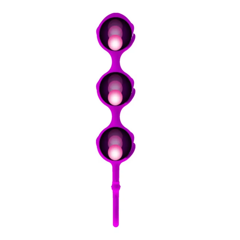 Silicone 3-Balls Waterproof Vagina Exercise Kegel Balls Vaginal Tightening Exercise Machine Trainer Adults Sex Toys For Women