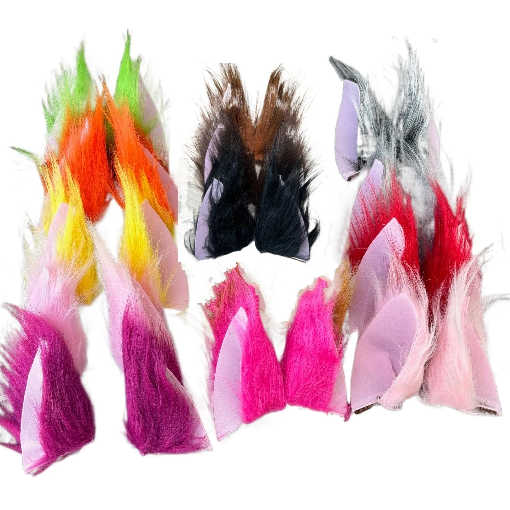 

1 Pair Clipon Ears Plush Fluffy Fox Animal Wolf Ears Party Headdress Hair Clips Christmas Fancy Halloween Anime Cosplay Costume