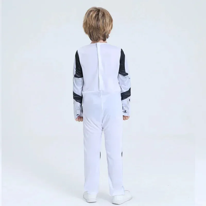 NO6 أطفال Stormtrooper فستان بتصميم حالم الطفل فيلم شخصية فستان تأثيري حفلة الهالوين كرنفال زي AOCOS