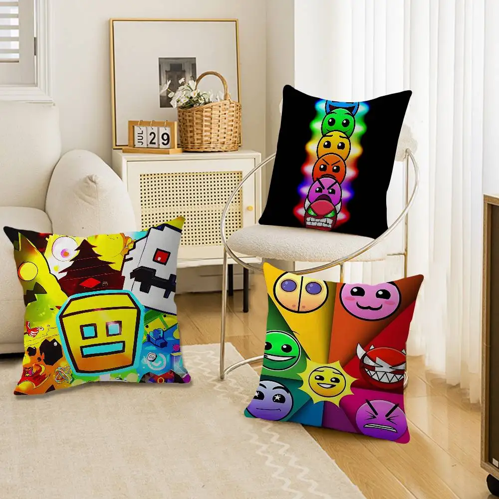 

G-GameS G-Geometry Dash Maple Design Cushion Cover Happy Autumn Harvest decor Holiday Decorati Pillow Cover