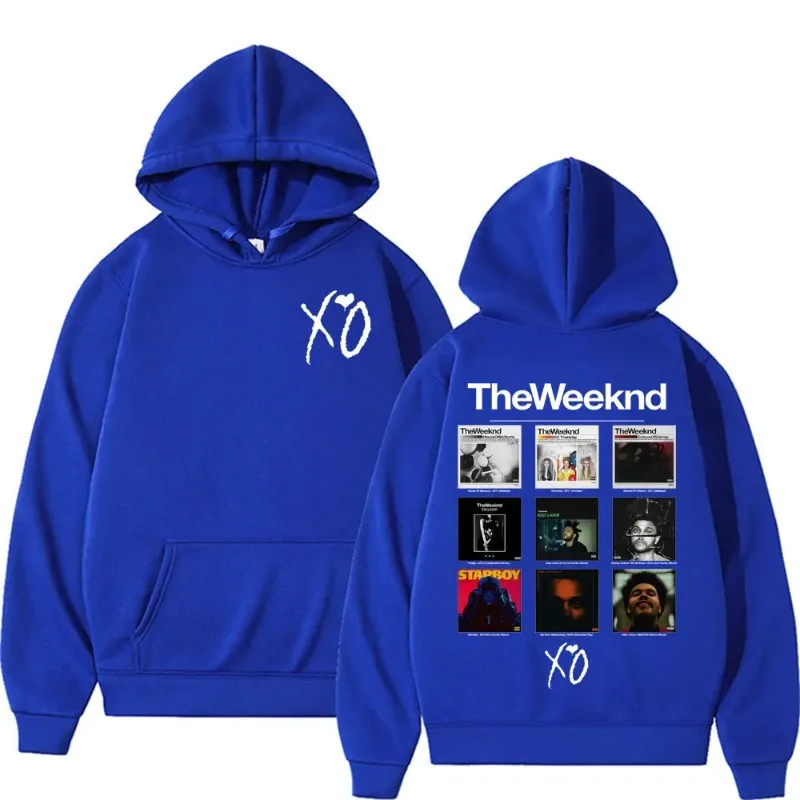 Rapper The Weeknd Album Cover Graphic Hoodies Men Women Fashion Hip Hop Pop Music Sweatshirt Bodywarmer Comfort Hoodie Pullovers